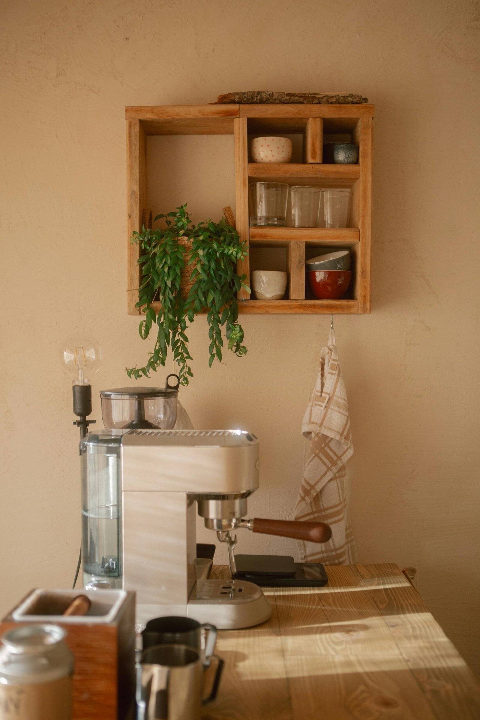 Home Coffee Bar Ideas for Apartments & Tiny Kitchens