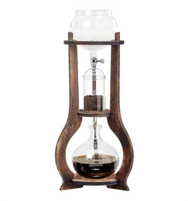 Nispira Iced Coffee Cold Brew Wooden Drip Tower