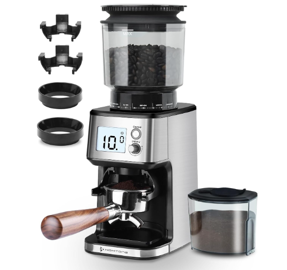Homtone Conical Burr Coffee Grinder